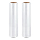 400m 2pcs Stretch Film Shrink Wrap Rolls Protect Package Material Home Warehouse