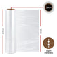 500mm x 400m Stretch Film Pallet Shrink Wrap 2 Rolls Package Use Plastic - Clear