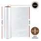 500mm x 400m Stretch Film Pallet Shrink Wrap 8 Rolls Package Use Plastic Clear
