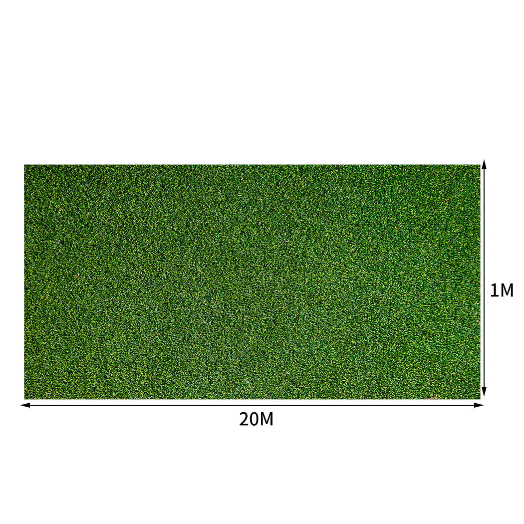 20sqm Artificial Grass 40mm Fake Flooring Outdoor Synthetic Turf Plant - Light Green