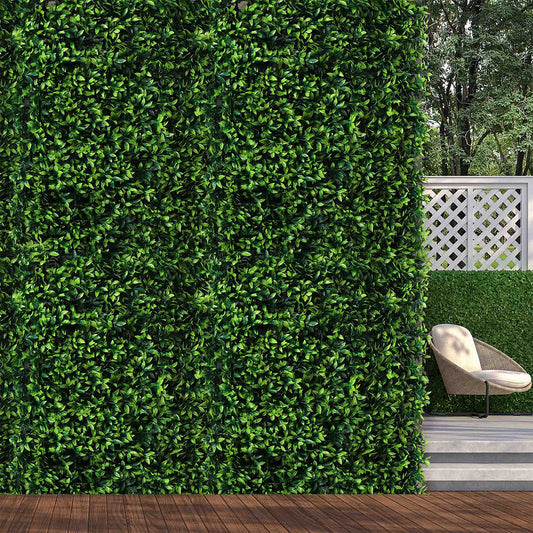 10pcs Artificial Boxwood Hedge Fence Fake Vertical Garden