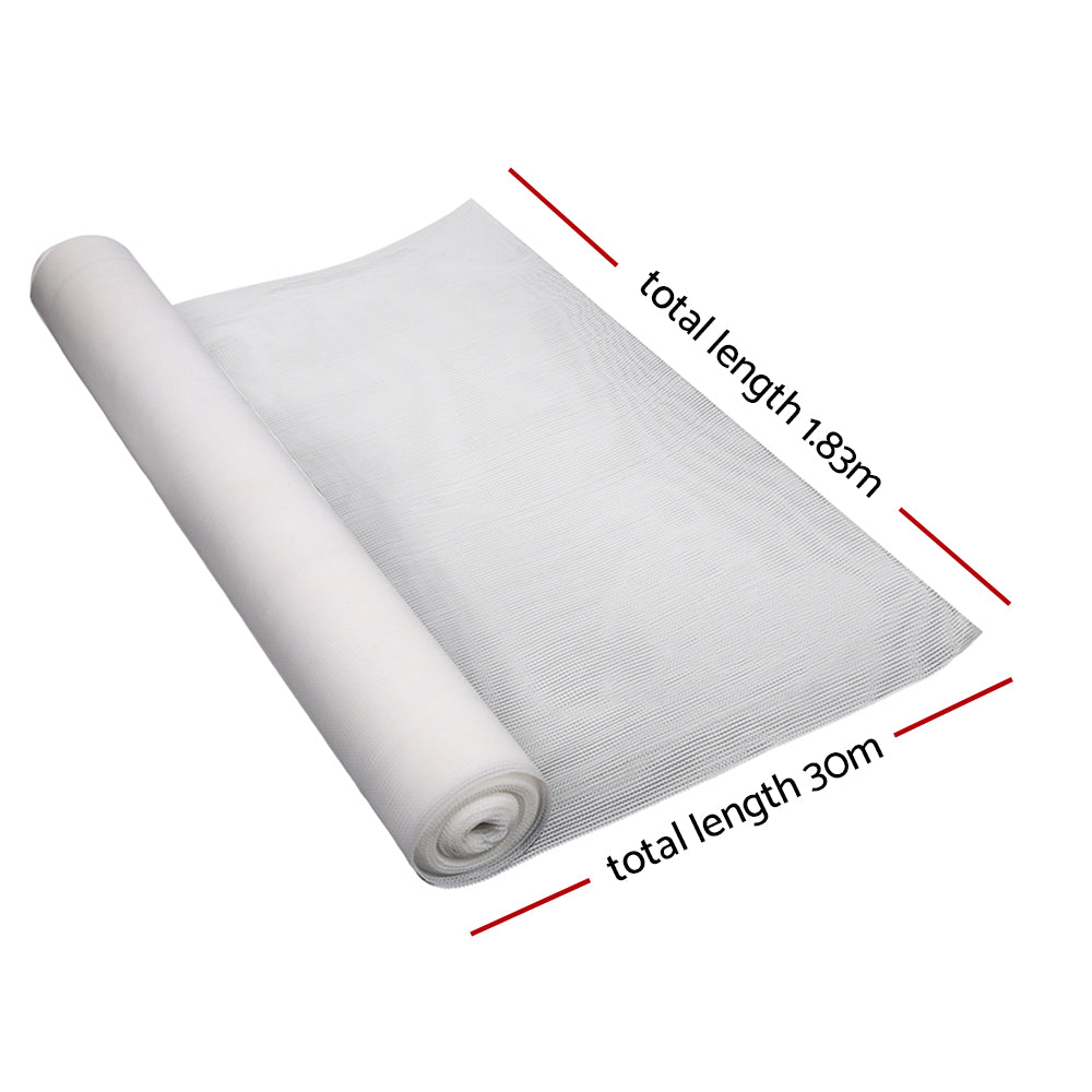 50%UV Shade Cloth Shadecloth Sail Garden Mesh Roll Outdoor 1.83x30m