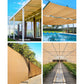 70%UV Sun Shade Cloth Shade Cloth Sail Roll Mesh Outdoor 1.83x50m Beige