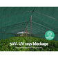 Instahut 50% Shade Cloth 3.66x30m Shade cloth Sail Heavy Duty Green