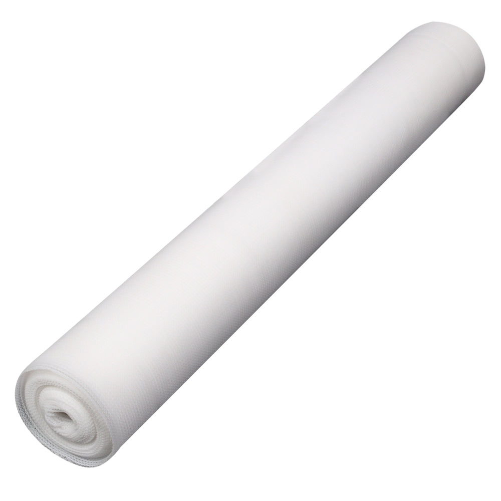 Instahut 50% Shade Cloth 3.66x30m Shade cloth Wide Heavy Duty White