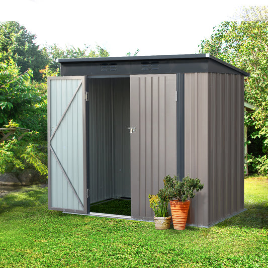 Garden Shed Sheds Outdoor Storage 1.95x1.31M Steel Workshop House Tool