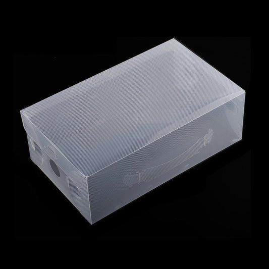 Set of 40 Clear Shoe Box Transparent Foldable Shoe Storage Stackable Case