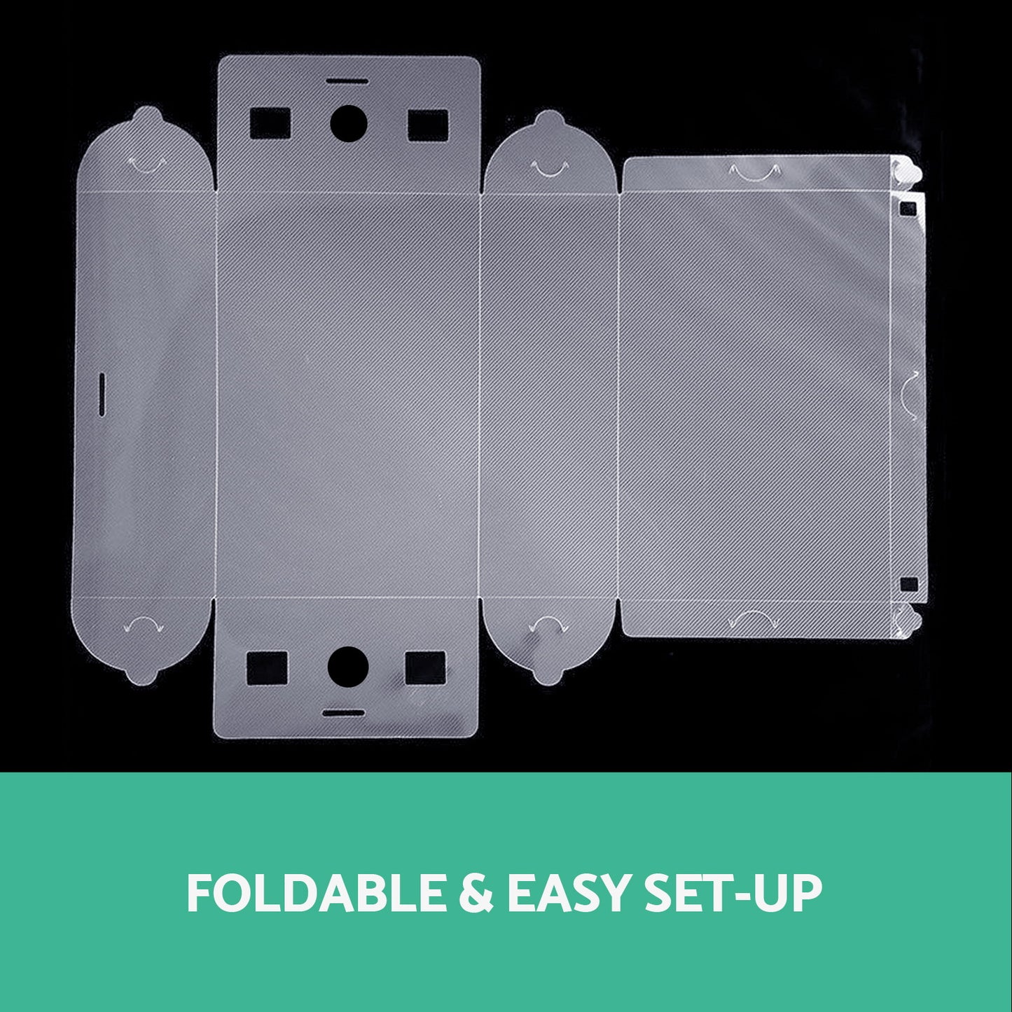 Set of 40 Clear Shoe Box Transparent Foldable Shoe Storage Stackable Case