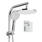 9'' Rain Shower Head Set Handheld Round High Pressure Mixer Tap Chrome