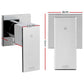 Shower Twins Tap Wall Bath Taps Brass Hot Cold Basin Bathroom Chrome