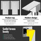 Shower Twins Tap Wall Bath Taps Brass Hot Cold Basin Bathroom Chrome