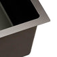 Cefito Kitchen Sink 60X45cm Stainless Steel Basin Single Bowl Black