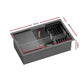 Kitchen Sink 70X45CM Stainless Steel Single Bowl Drain Rack Basket Black