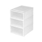 3 Drawers Storage Drawers Set Cabinet Tools Organiser Box Chest Drawer Plastic Stackable Medium