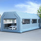 Inflatable Spray Booth 10x5M Car Paint Tent Filter System 2 Blowers