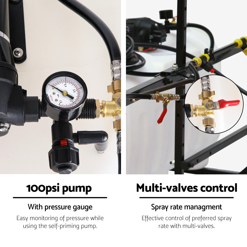 Weed Sprayer 100L Tank with Boom Sprayer