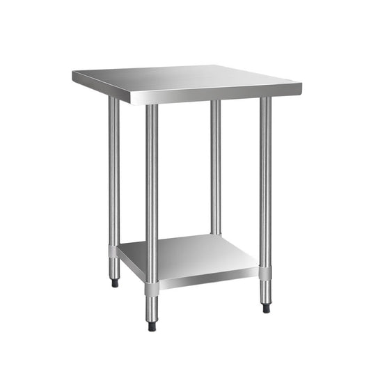 762x762mm Commercial Stainless Steel Kitchen Bench