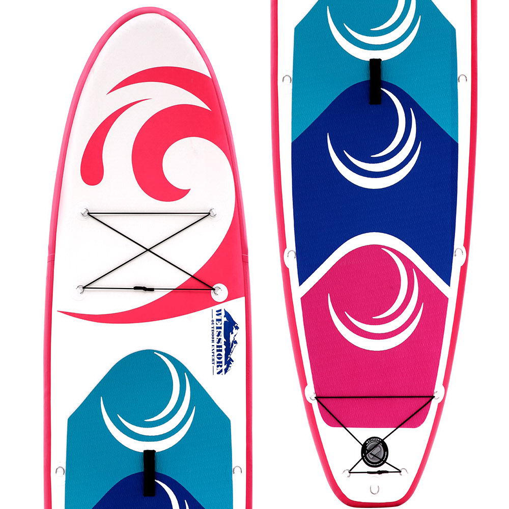 Stand Up Paddle Board 11ft Inflatable SUP Surfboard Paddleboard Kayak Surf - Pink