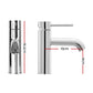 Bathroom Basin Mixer Tap Round Brass Faucet Vanity Laundry Chrome