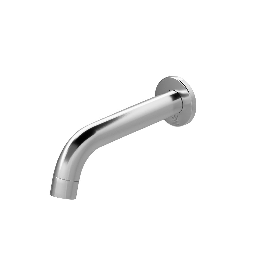 Bathroom Mixer Spout Wall Bath Tap Round Shower Bathtub Chrome