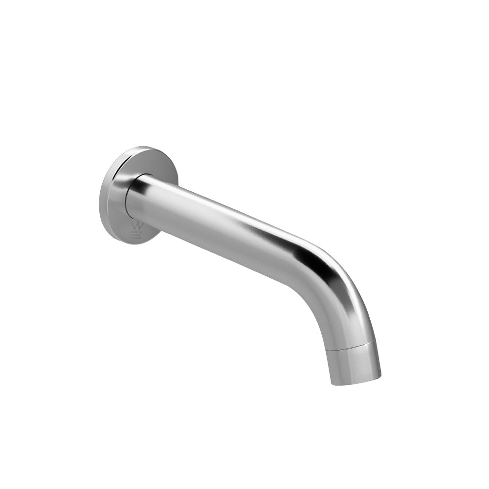 Bathroom Mixer Spout Wall Bath Tap Round Shower Bathtub Chrome