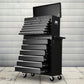 Tool Box Chest Trolley 16 Drawers Cabinet Cart Garage Toolbox Black