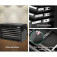 9 Drawer Mechanic Tool Box Cabinet Storage - Black