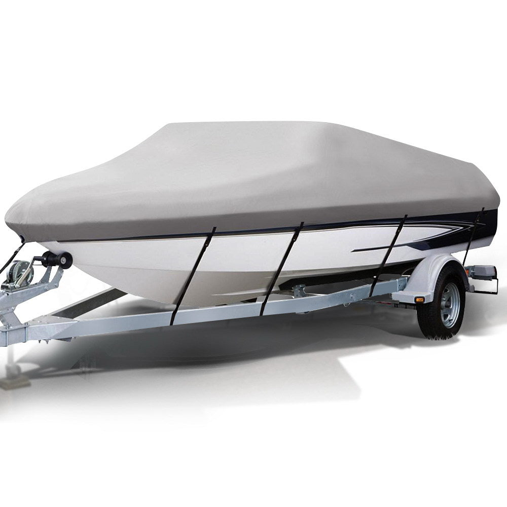 16-18.5 foot Waterproof Boat Cover - Grey