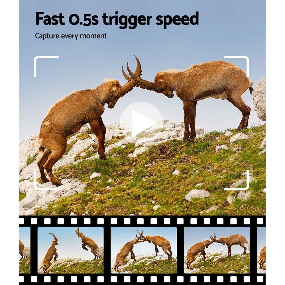 4K 16MP Trail Camera Wildlife Hunting Security Cam Night Vision