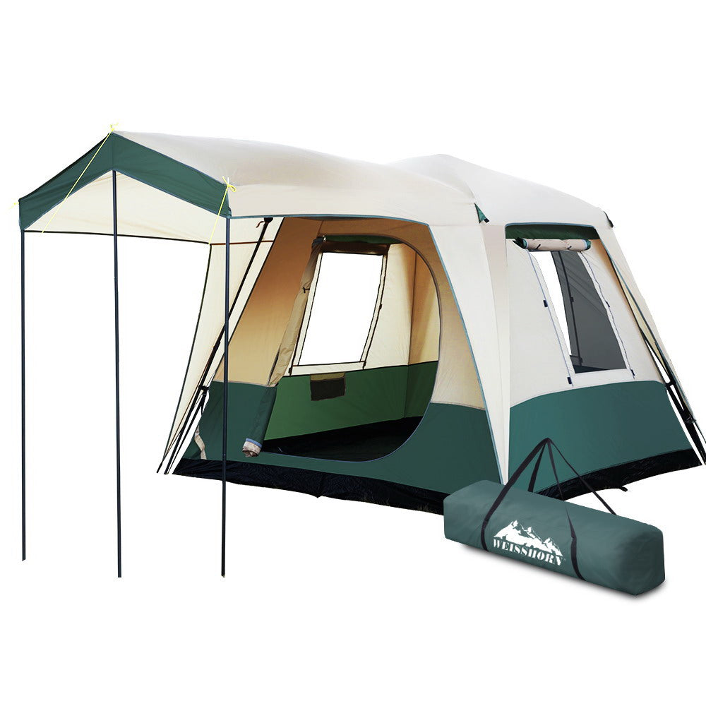 stand up tents for camping Instant Up Camping Tent 4 Person Pop up Tents Family Hiking Dome Camp Online in Australia – Factory Buys