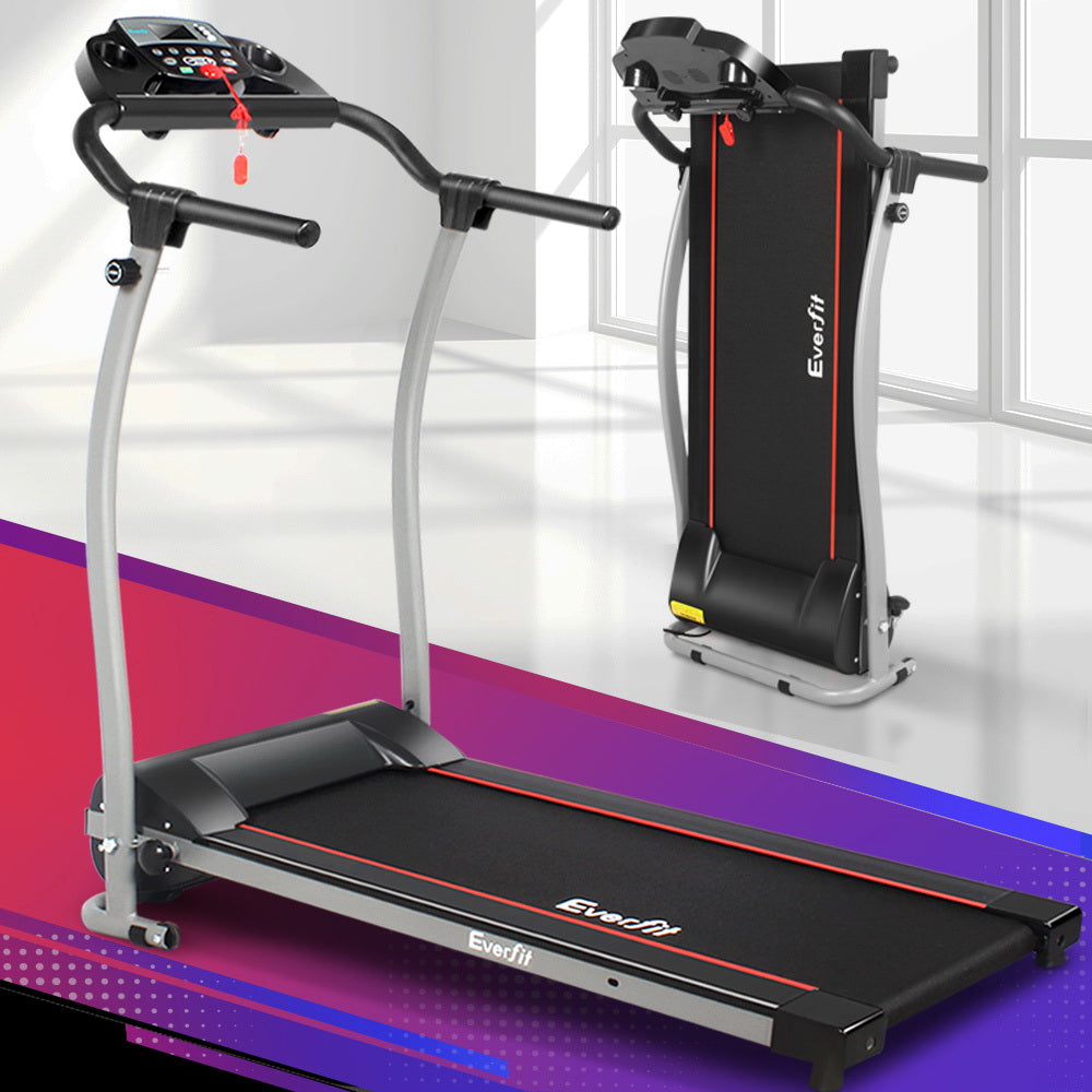 Treadmill Electric Home Gym Fitness Exercise Machine Foldable 340mm - Black