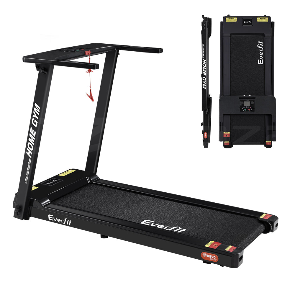 Treadmill Electric Home Gym Fitness Exercise Fully Foldable 420mm - Black