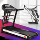 Electric Treadmill 450mm 18kmh 3.5HP Auto Incline Home Gym Run Exercise Machine Fitness Dumbbell Massager Sit Up Bar