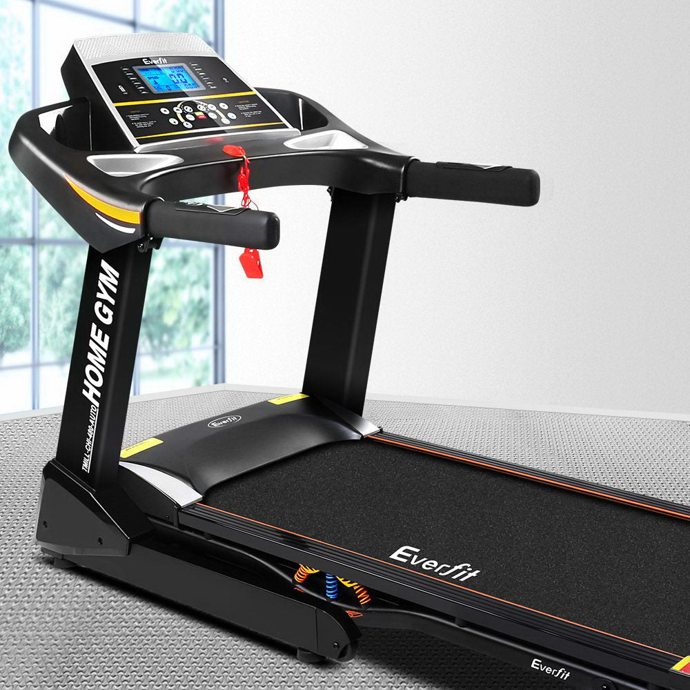 Treadmill Electric Auto Incline Home Gym Fitness Exercise Machine 480mm - Black