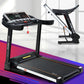 Treadmill Electric Auto Level Incline Home Gym Fitness Exercise 450mm - Black