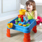 21-Piece Kids Sand Water Activity Play Table Child Fun Outdoor Sandpit Toys Set