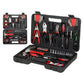 70pcs Tool Kit Set Box Household Toolbox Repair Hard Case Black