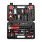 70pcs Tool Kit Set Box Household Toolbox Repair Hard Case Black