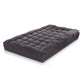 SINGLE Mattress Topper Pillowtop Bamboo - Charcoal