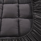 Single Giselle Bedding Mattress Topper Pillowtop Bamboo Charcoal