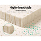 Double Giselle Bedding Latex Mattress Topper 5cm