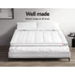 KING Mattress Topper Pillowtop - White