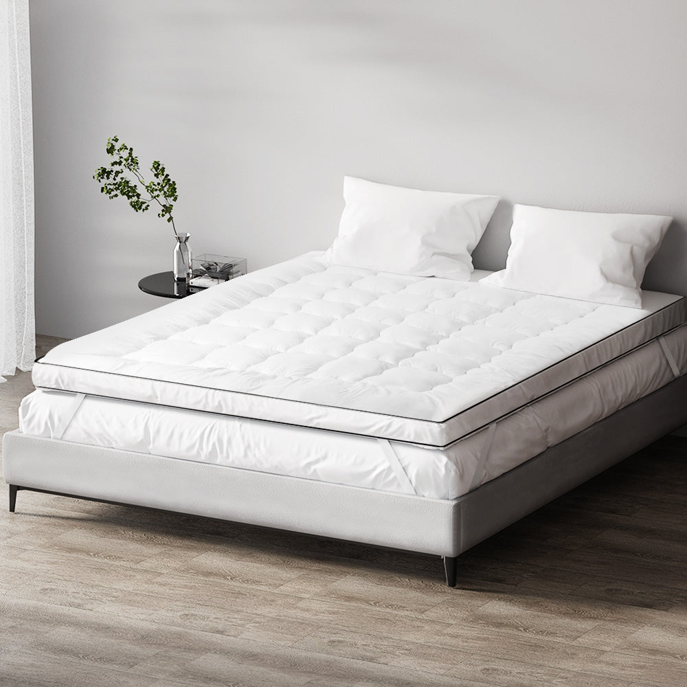 King Single Giselle Bedding Mattress Topper Pillowtop