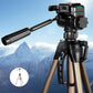 Professional Camera Tripod Monopod Stand DSLR Pan Head Mount Flexible