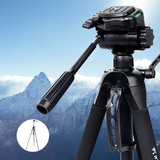 Professional Camera Tripod Monopod Stand DSLR Pan Head Mount Flexible