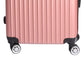 20" Luggage Suitcase Code Lock Hard Shell Travel Carry Bag Trolley - Rose Gold