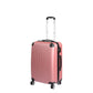 20" Luggage Suitcase Code Lock Hard Shell Travel Carry Bag Trolley - Rose Gold