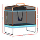Everfit Trampoline for Kids 6FT Rectangle with Swing Enclosure Safety Net Orange