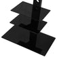 Floor TV Stand Bracket Mount Swivel Height Adjustable 32 to 70 Inch Black