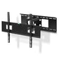 TV Wall Mount Bracket Tilt Swivel Full Motion Flat LED LCD 32 42 50 55 60 65 70 inch